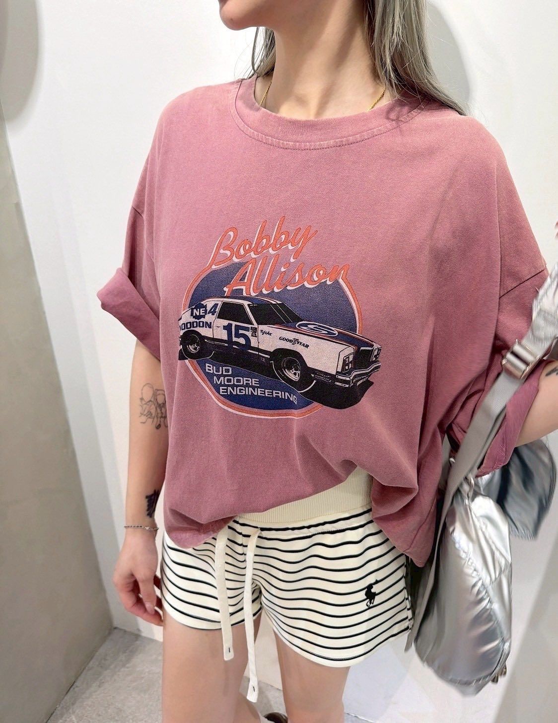 ✔️韓版汽車字母水洗上衣