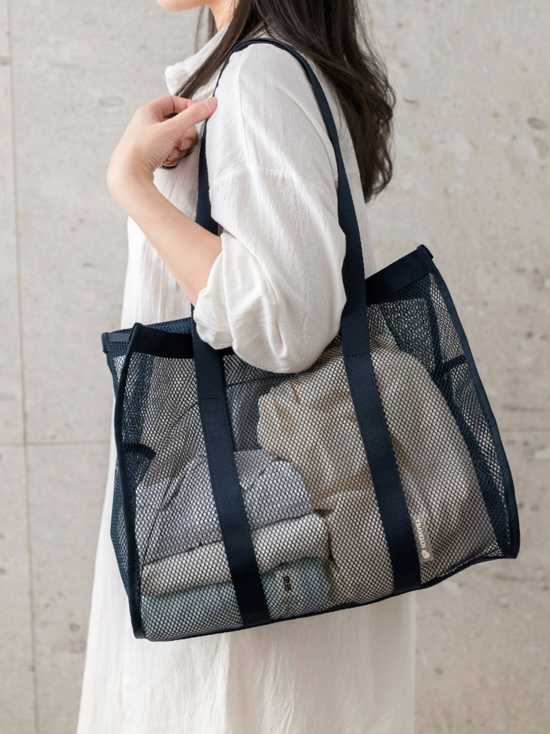 韓國by.fulldesign MESH BAG旅行系列🌴大容量網格收納袋