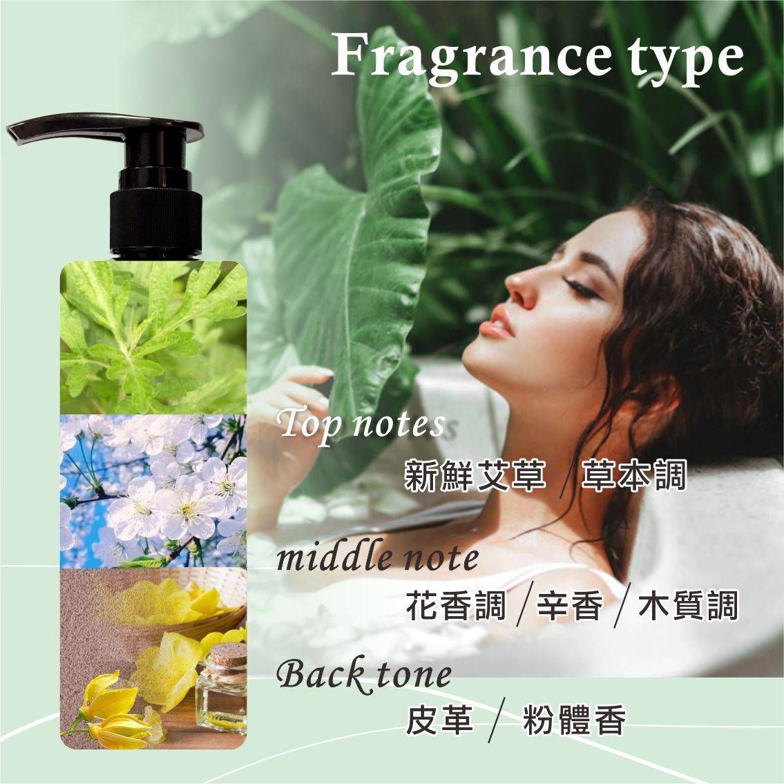 升級版!!艾草芙蓉廣藿香 草本植萃淨化身心沐浴乳（500ml） $399元