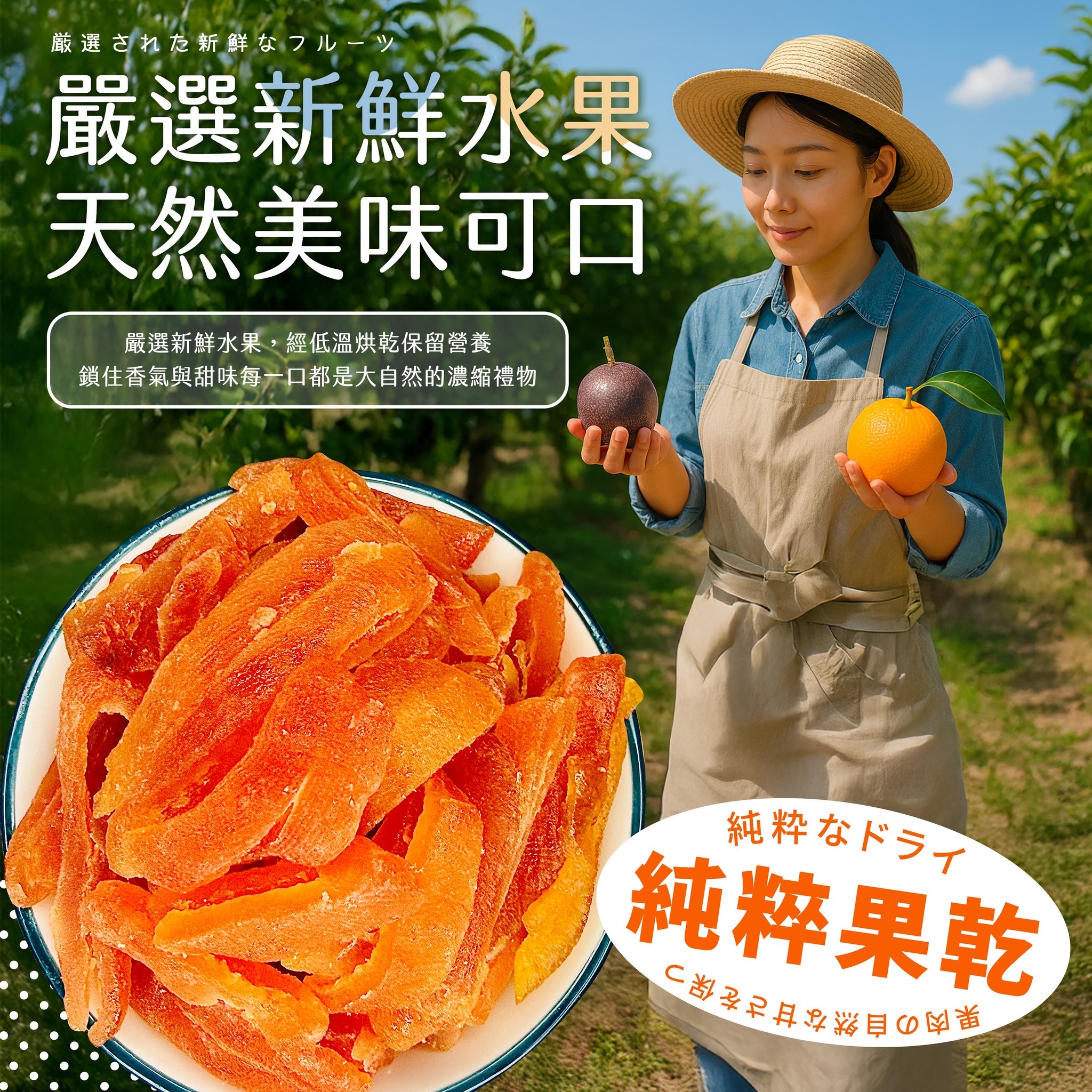 ✨果然百香柳橙綜合果乾✨