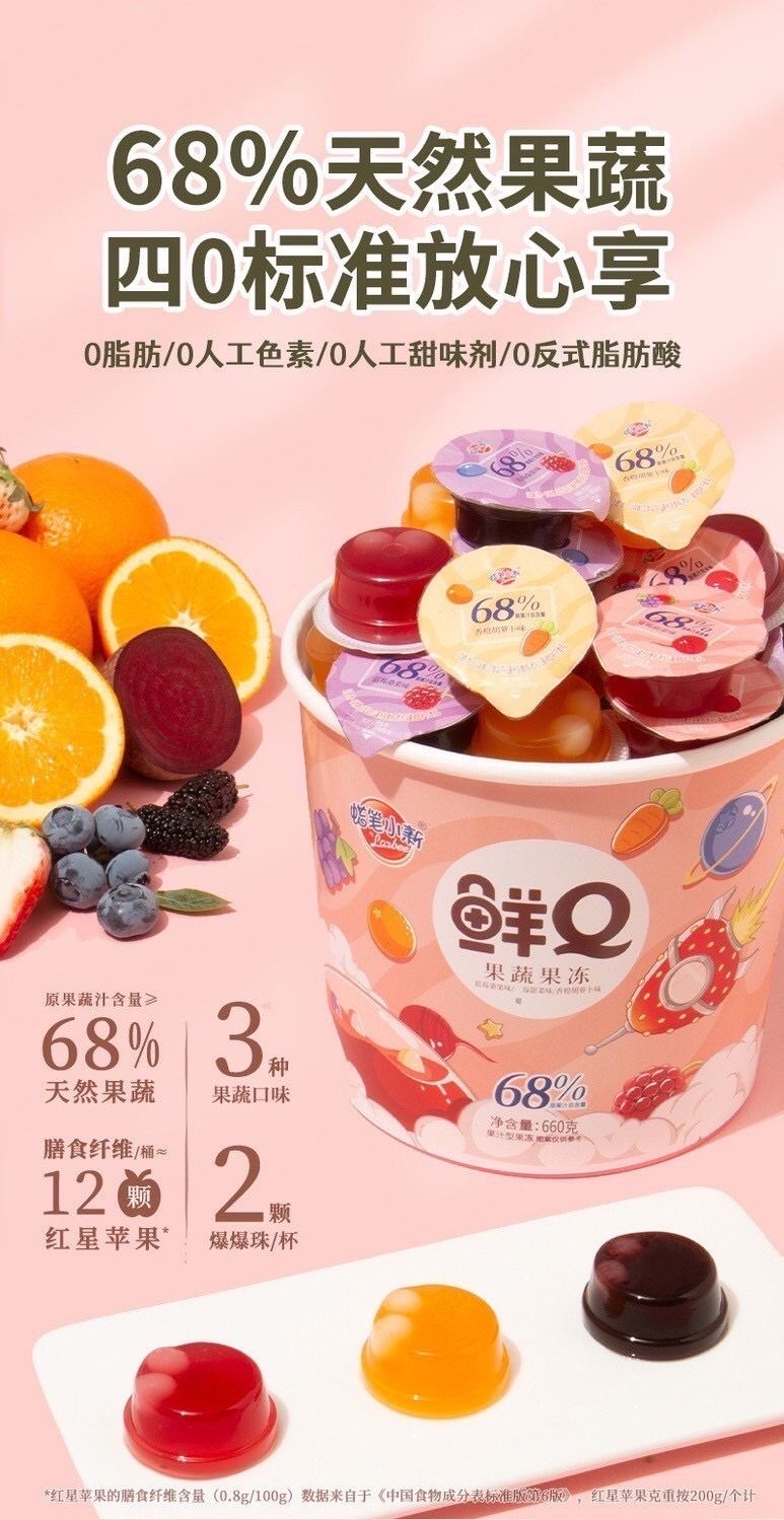 蠟筆小新 鲜Q果蔬果凍