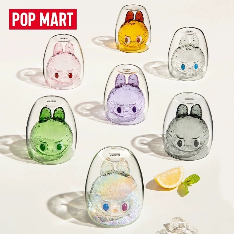 𝗸𝗼𝗶𝗸𝗼𝗶｜現貨 泡泡瑪特THE MONSTERS雙層玻璃杯盲盒拉布布杯子labubu水杯禮