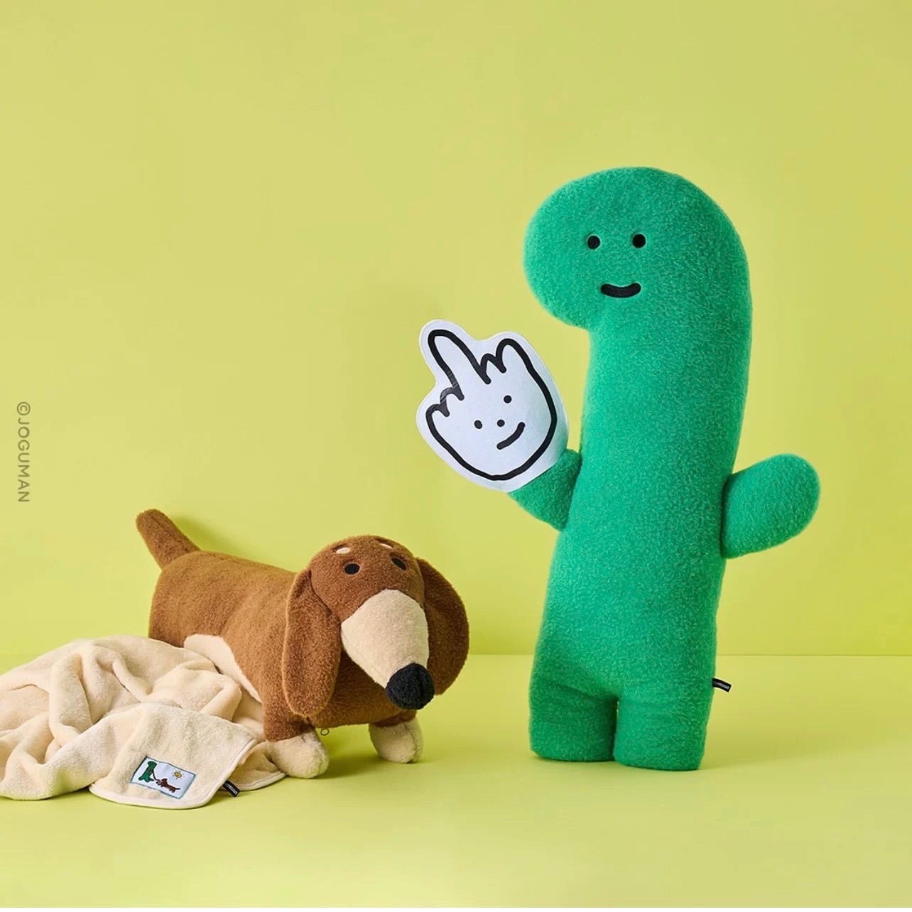 koikoi 預購 | JOGUMAN小腕龍狗狗玩偶毛毯抱枕