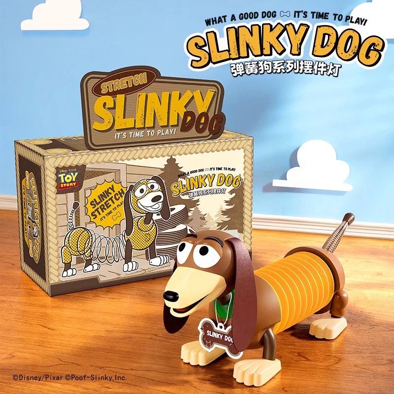 𝗸𝗼𝗶𝗸𝗼𝗶｜預購 迪士尼官方玩具總動員彈簧狗擺件臥室台燈小夜燈兒童玩具情人禮物