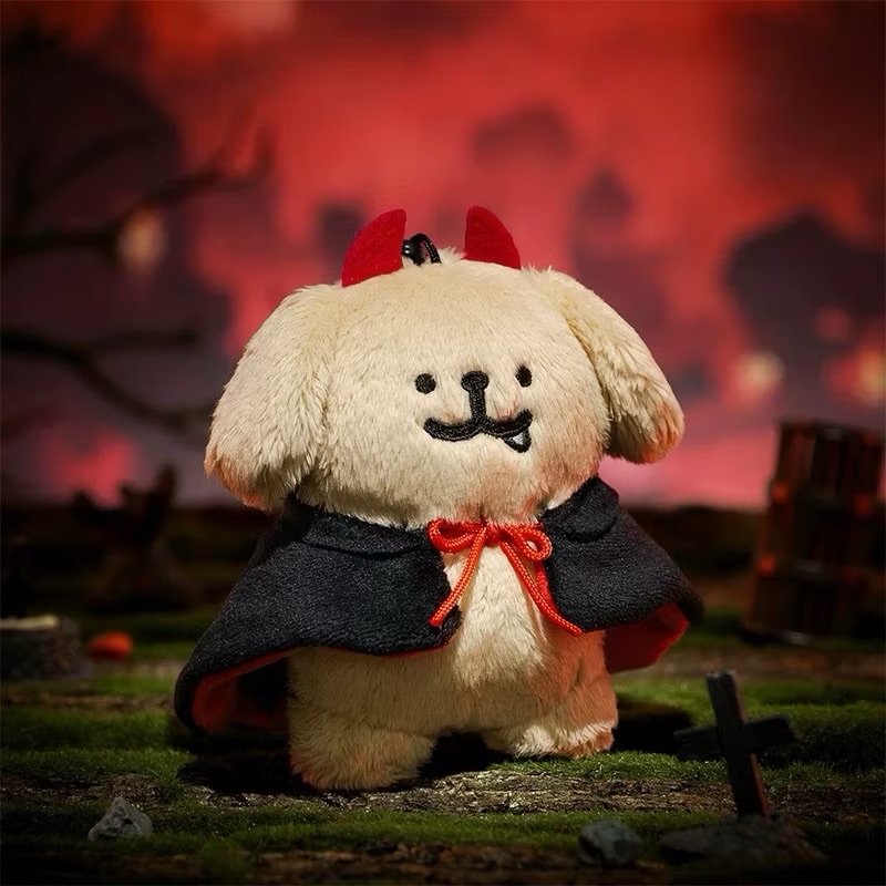 ￼𝗸𝗼𝗶𝗸𝗼𝗶｜現貨 線條小狗萬聖節系列毛絨掛件可愛卡通公仔毛絨吊飾