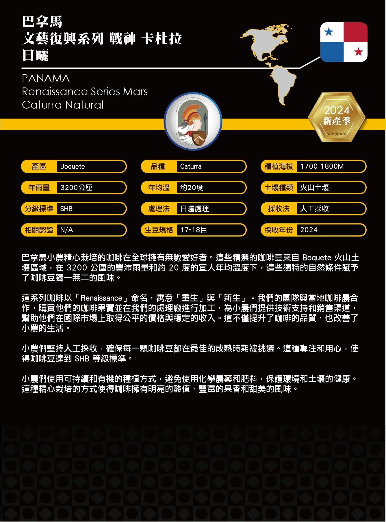 NEW巴拿馬 文藝復興系列 戰神 卡杜拉 日曬