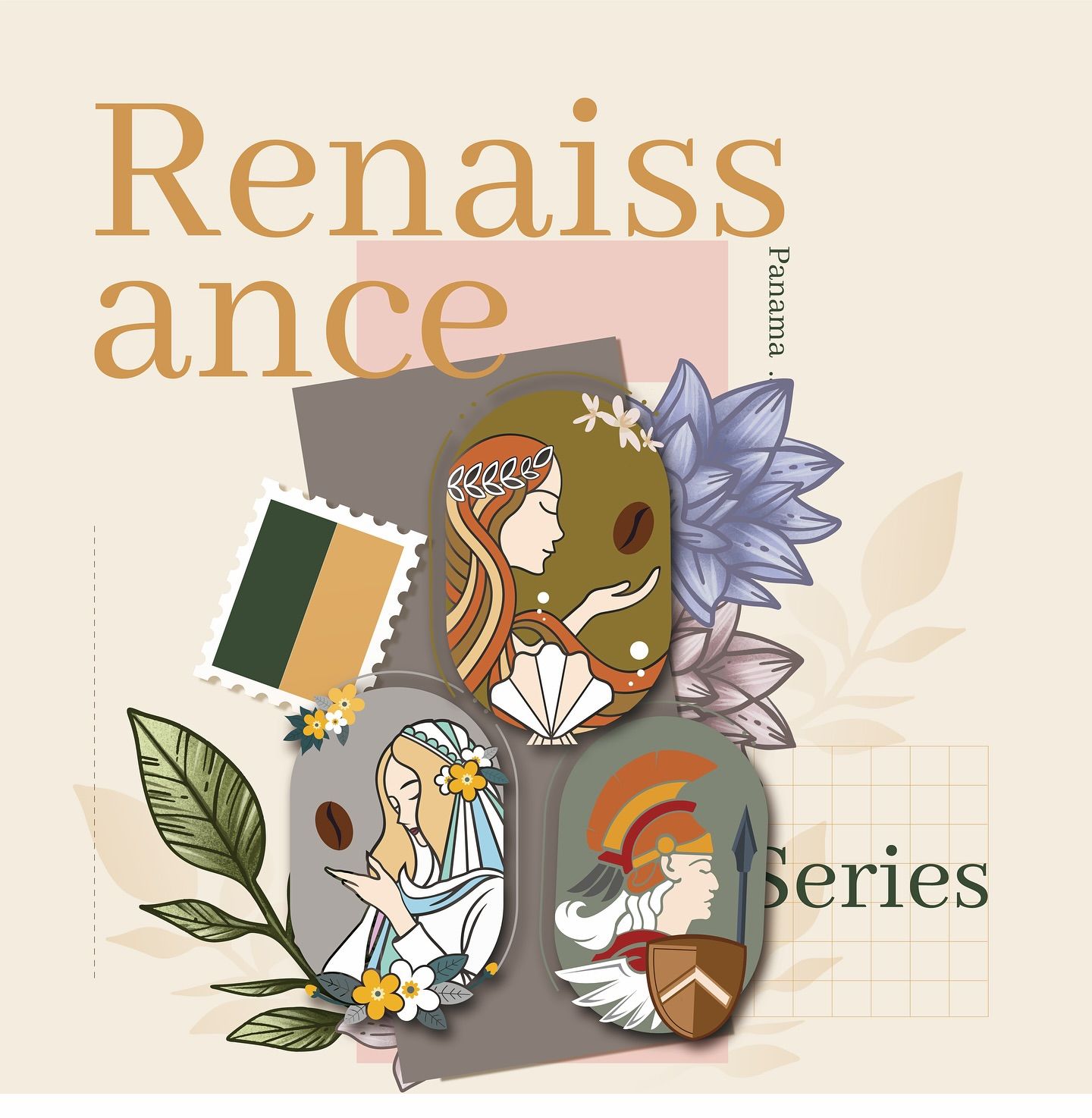 巴拿馬 文藝復興系列 季節女神 佛羅娜 藝伎 水洗