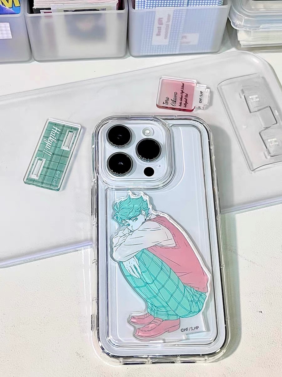 透明氣囊手機殼痛殼（背面可放立牌跟搖搖樂粒牌）