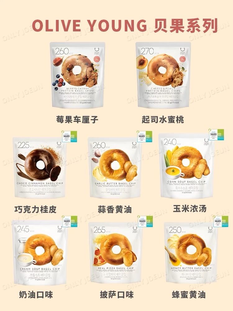 韓國Delight project 貝果餅乾 布朗尼 長崎蜂蜜蛋糕 低卡零食 （目前需預購）