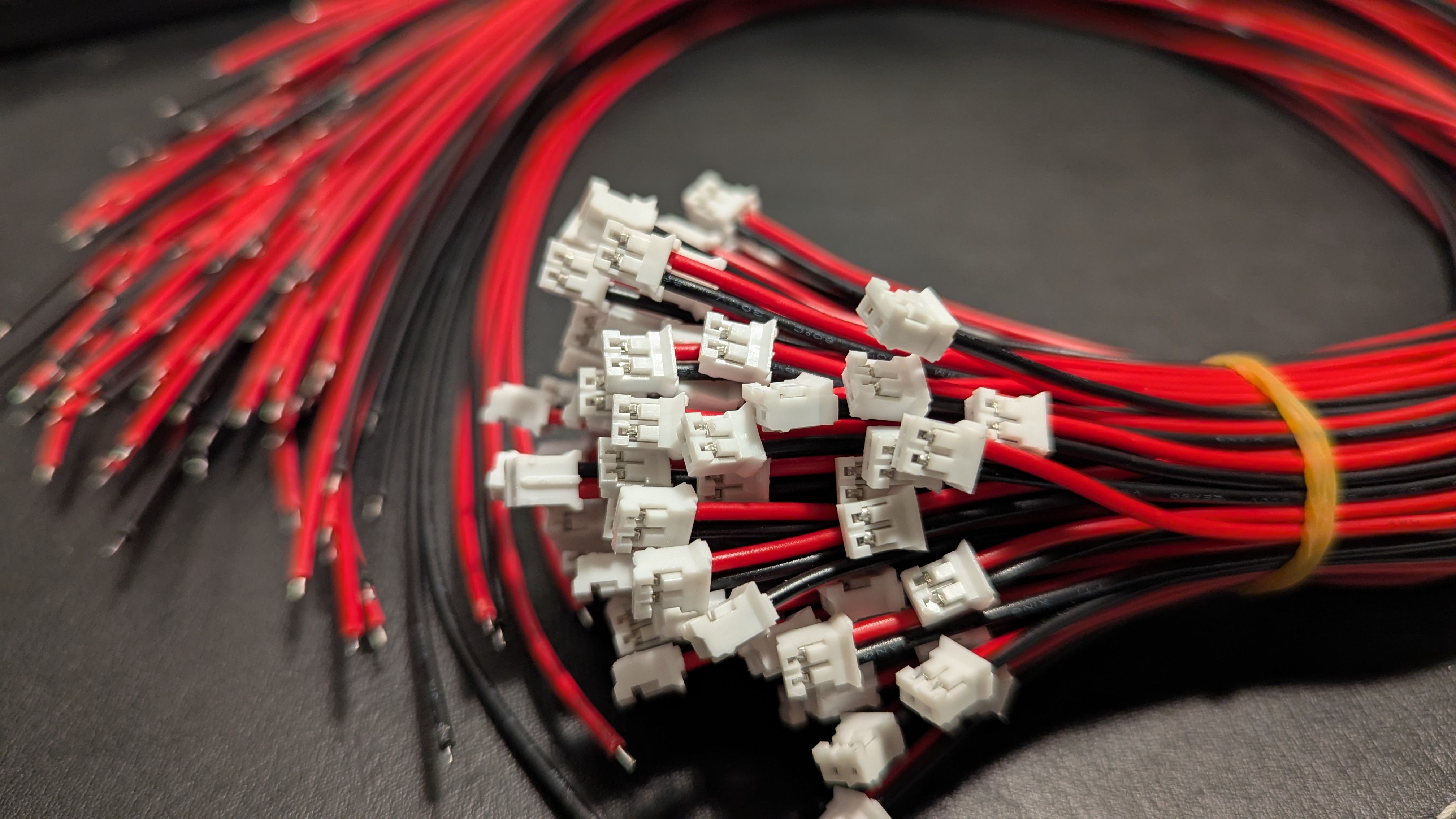 超長 PH 2.0mm 單頭端子線（左黑右紅）（詳情看描述）