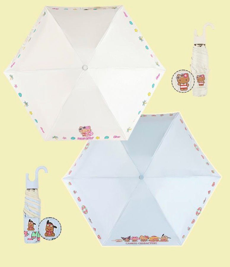 【最後現貨】黑皮三麗鷗折疊傘