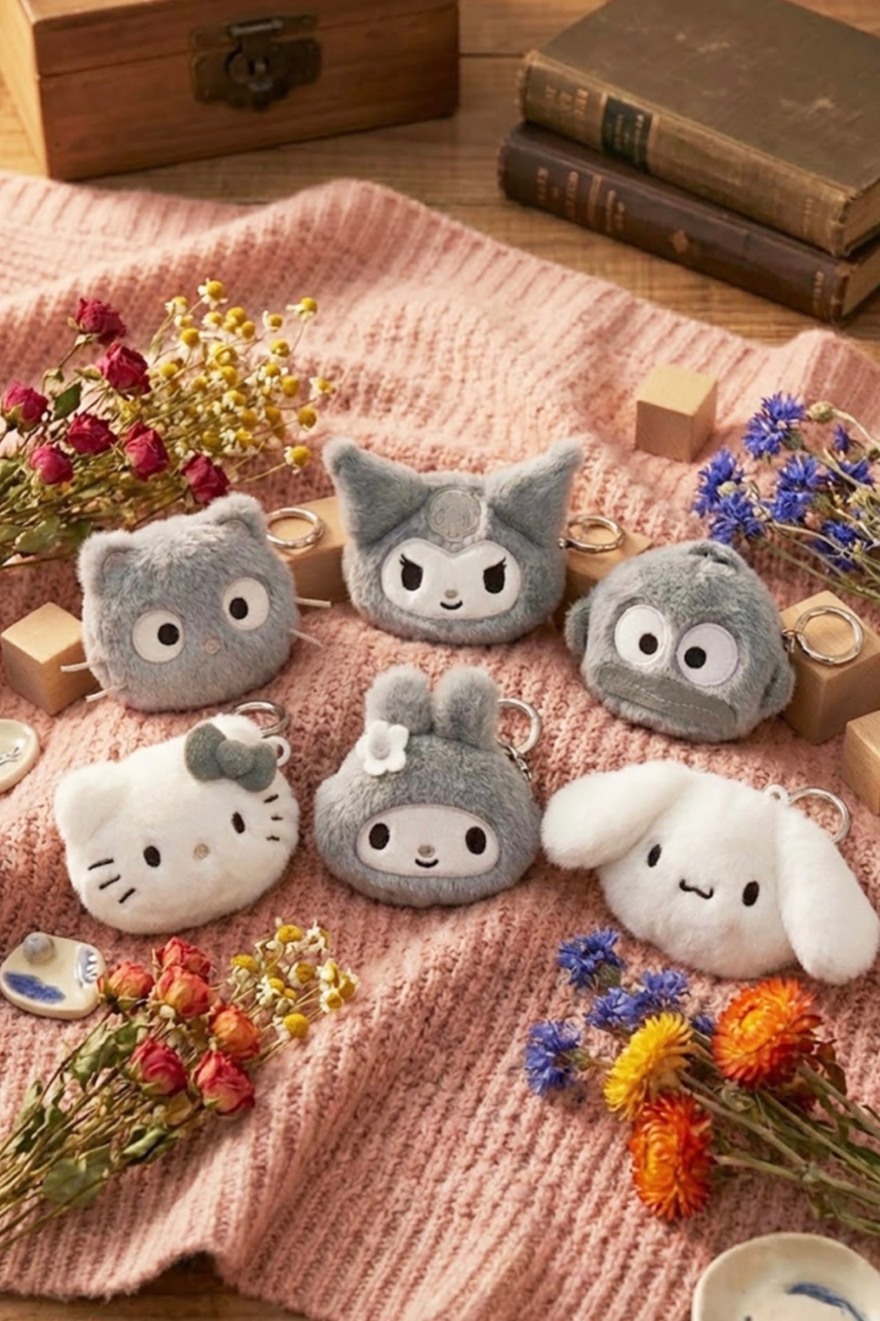 【新品】三麗鷗銀灰收納包吊飾