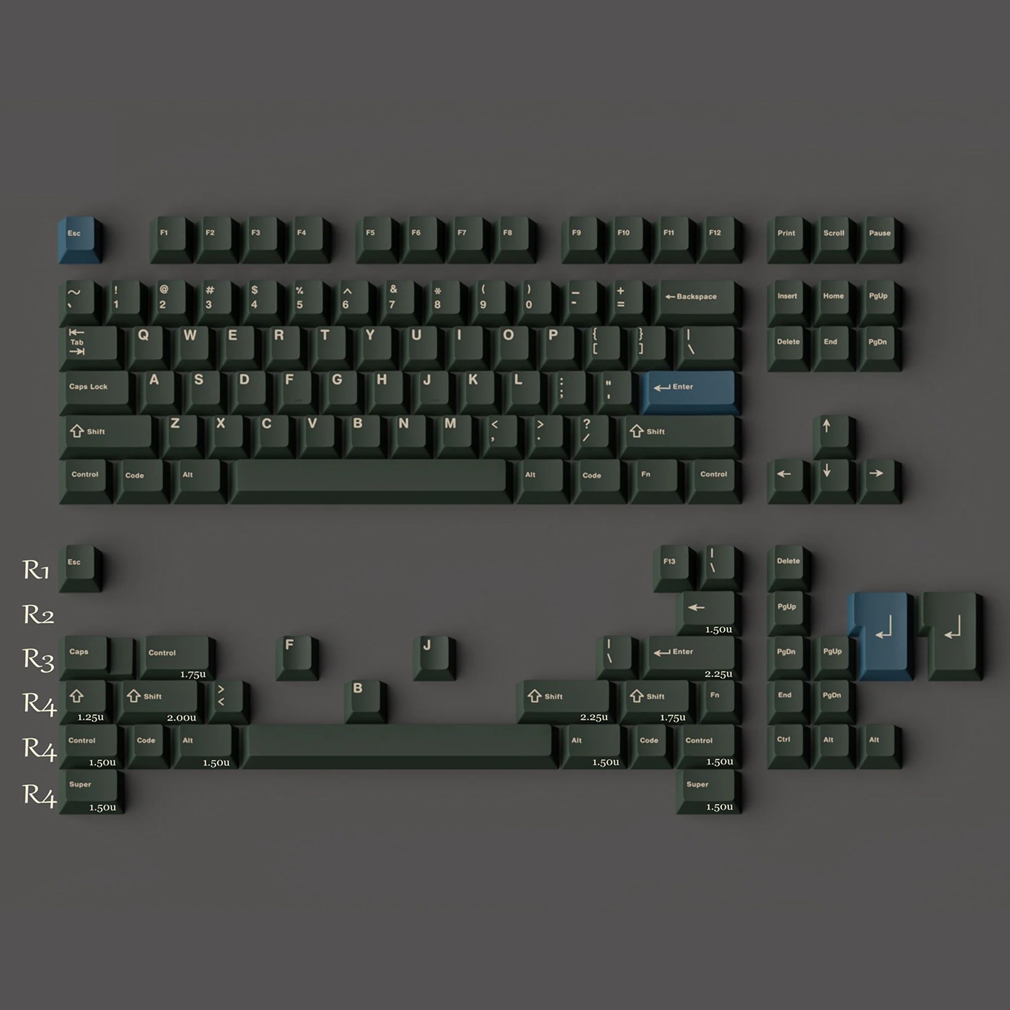 鍵帽 - EPBT ACADIA - base kit ＆ alpha kit