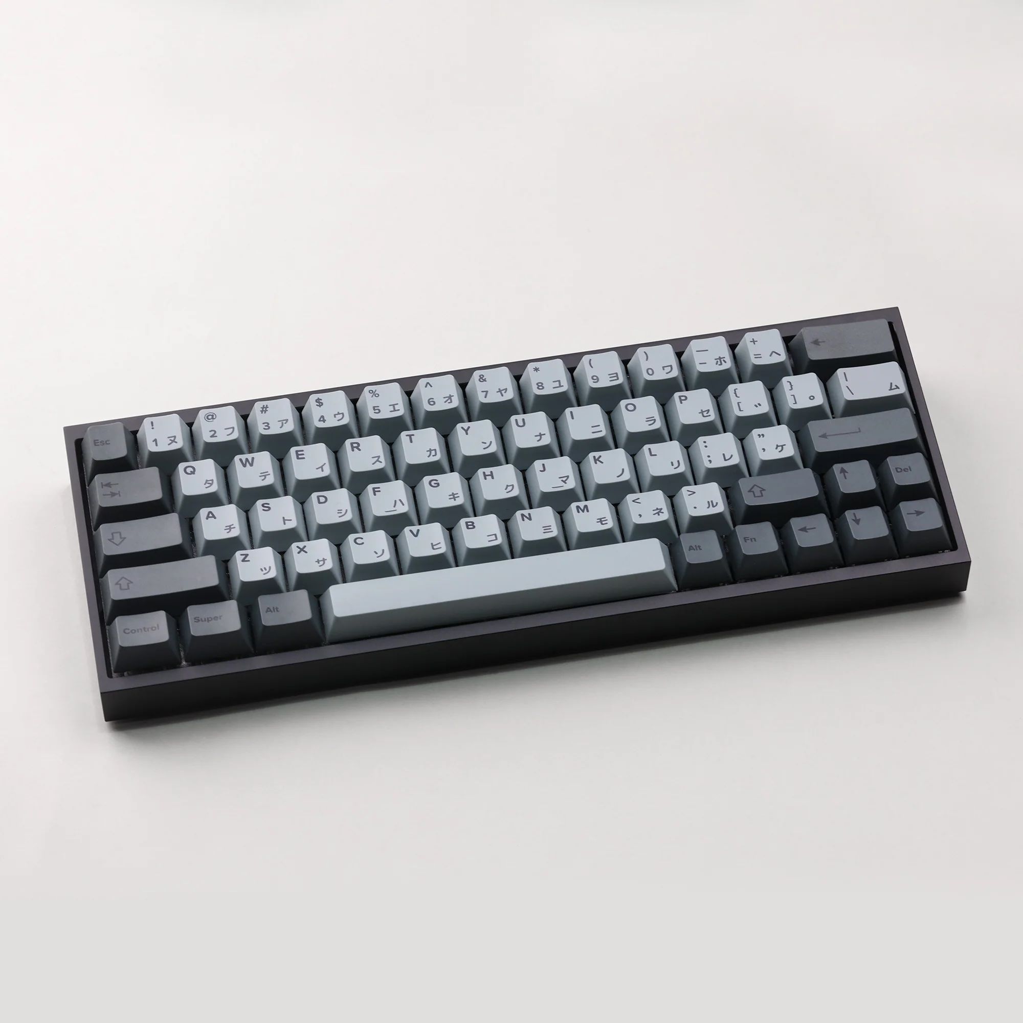 Cherry Profile CEMENT GREY Japanese PBT DYE-SUB KEYCAPS SET