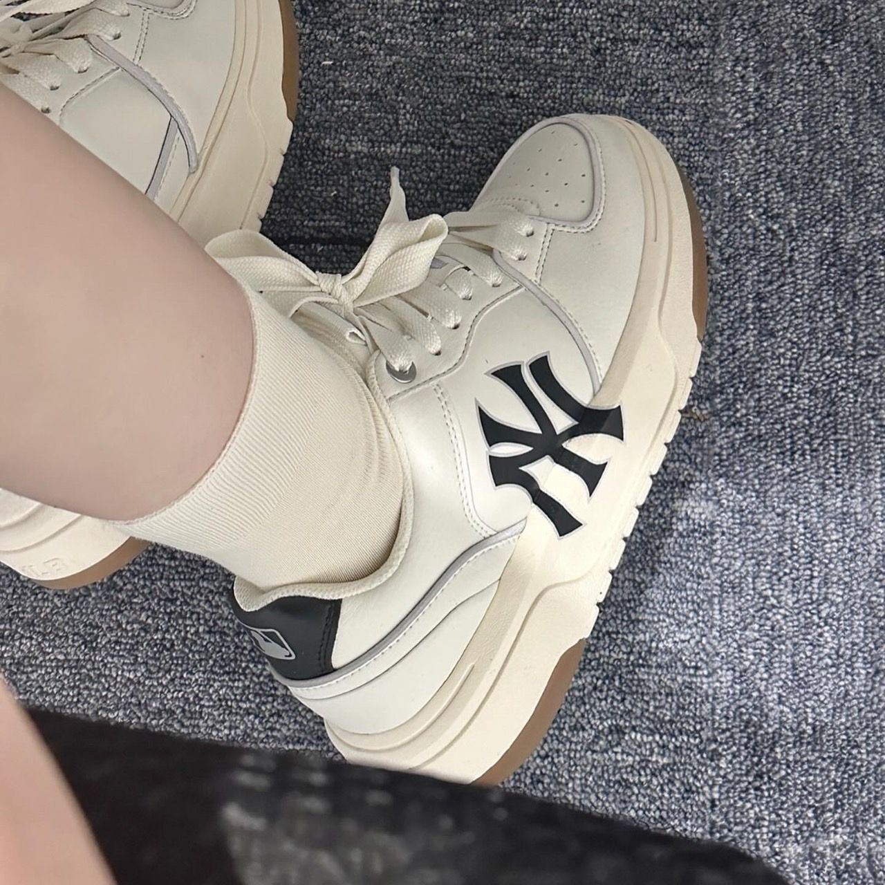 ＜預購＞MLB 黑尾焦糖底（圖二有尺寸表）