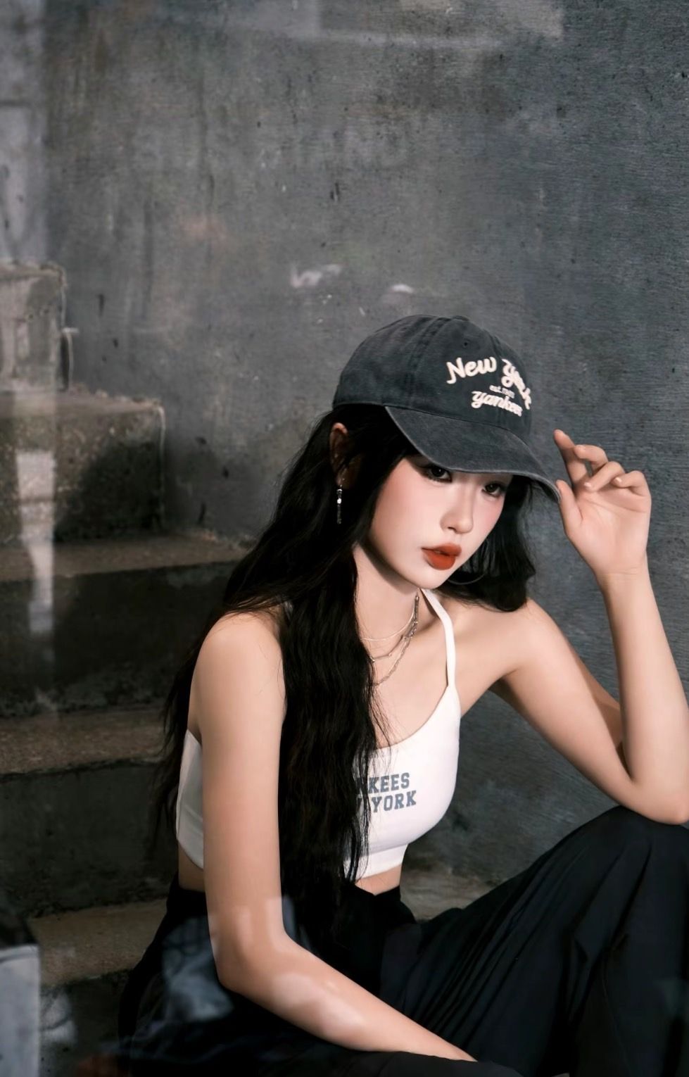 ＜預購＞虞書欣同款 MLB 刺繡復古棒球帽