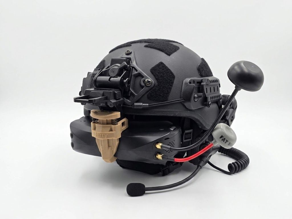 獨家 HDZERO Goggles 快拆式頭盔轉接座（需自備PVS系列夜視鏡轉接座）
