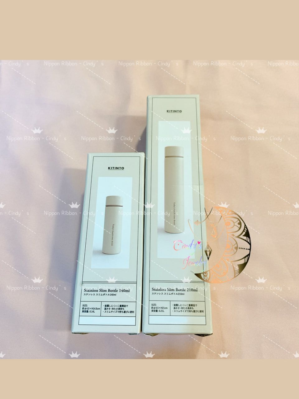 【現貨日本帶回】全新 正版 3COINS 便攜 保溫瓶 小廢包必備 可塞 140 ml / 210 ml 無印風 ins
