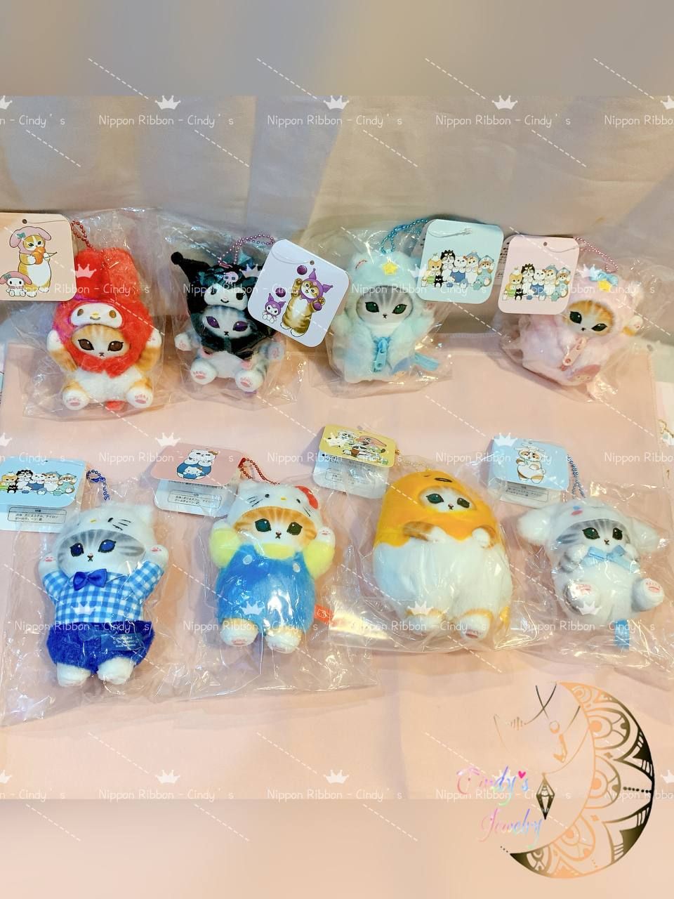 【現貨日本帶回】🎌全新正版現貨 貓福珊迪 Mofusand三麗鷗聯名系列 娃娃吊飾鑰匙圈 日本販售限定 限購數量款