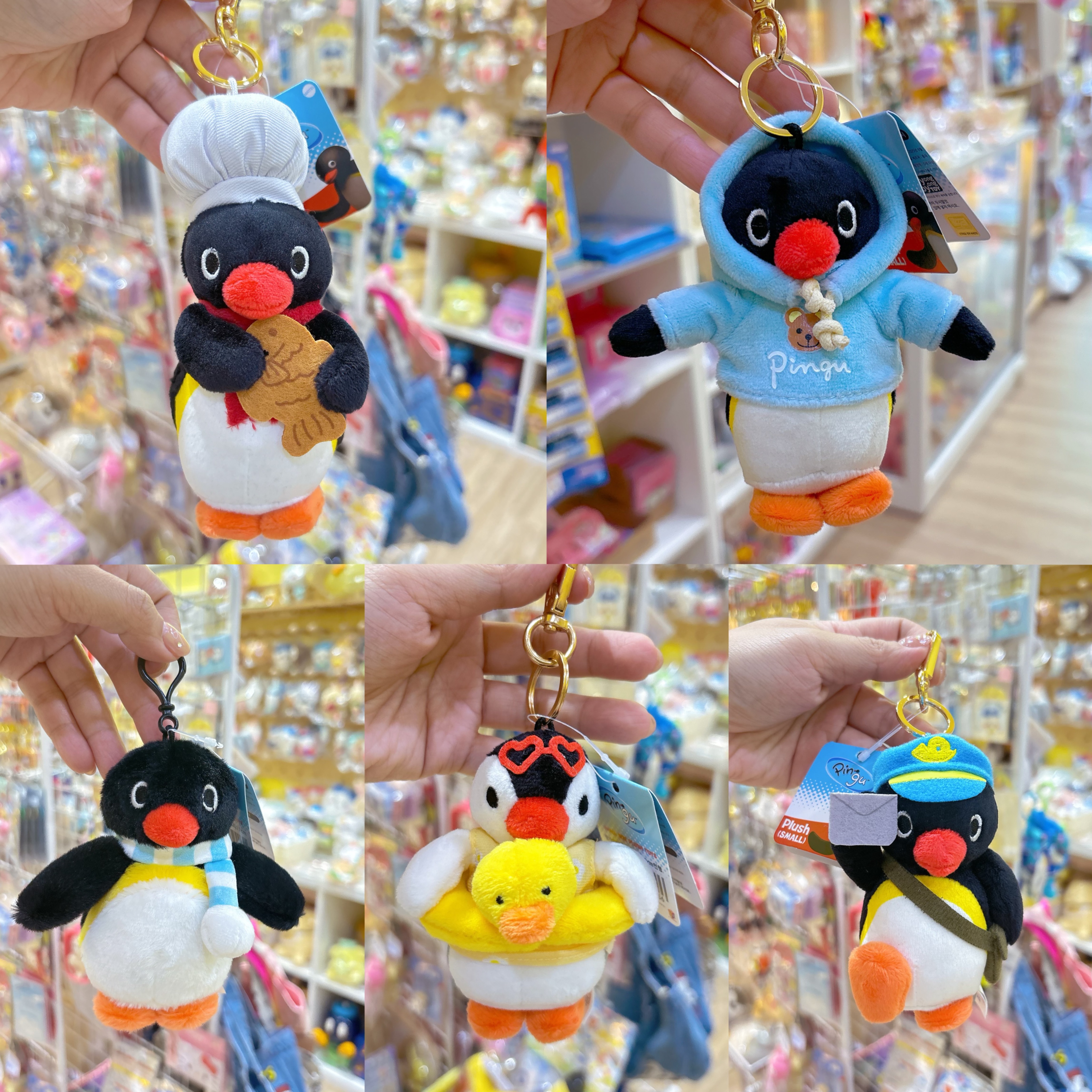 韓國限定 企鵝家族吊飾系列