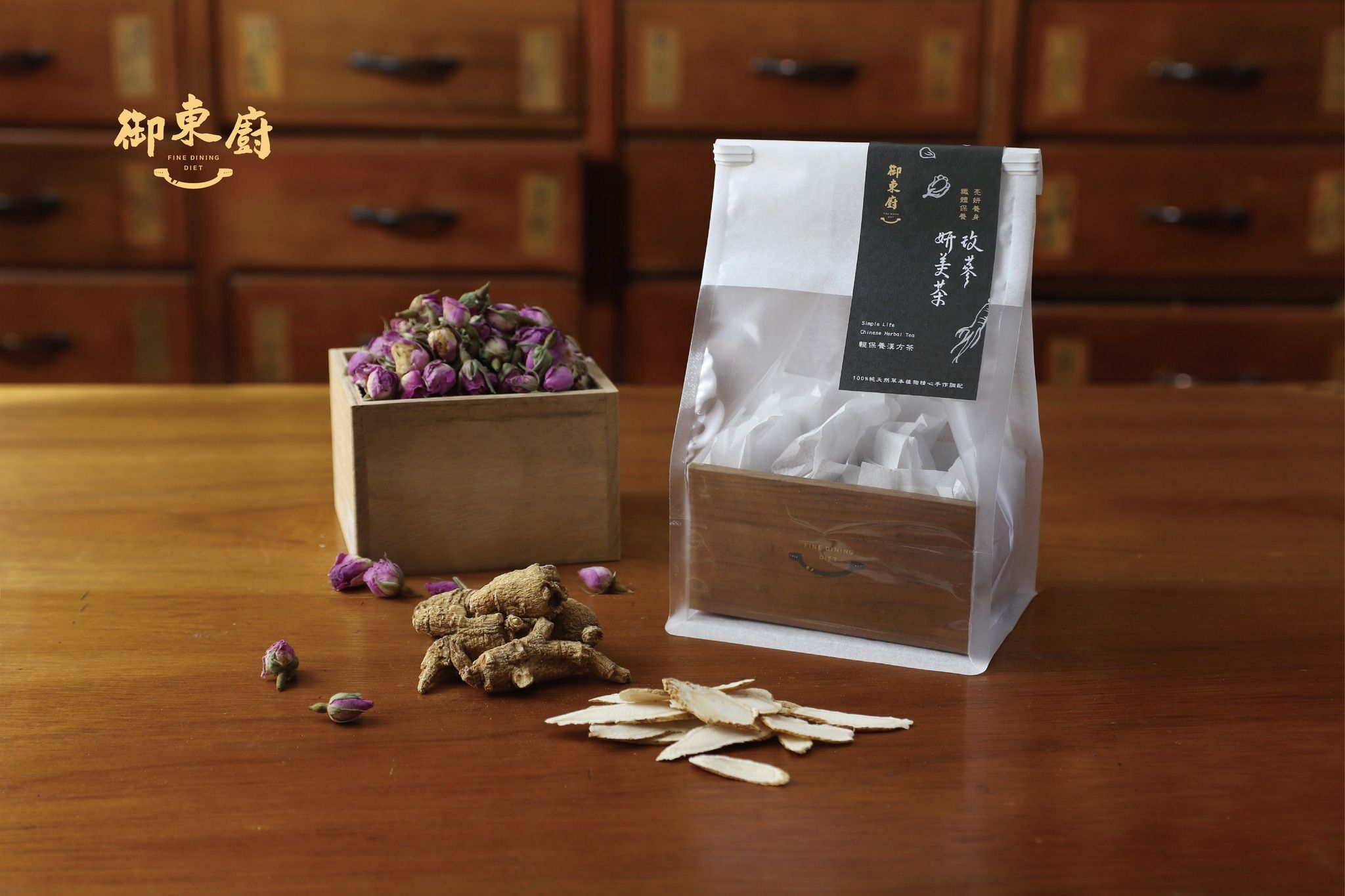 日常茶覺-玫蔘妍美茶 Rose Ginseng Tea