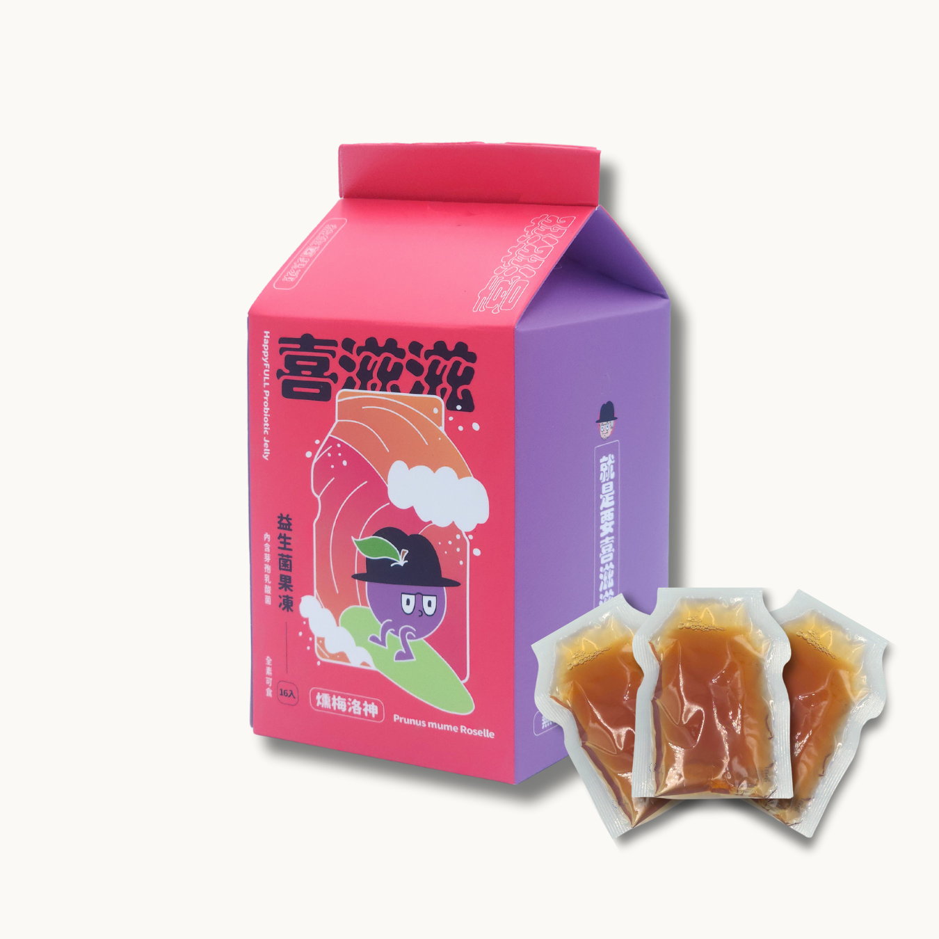 梁食客 喜滋滋益生菌果凍