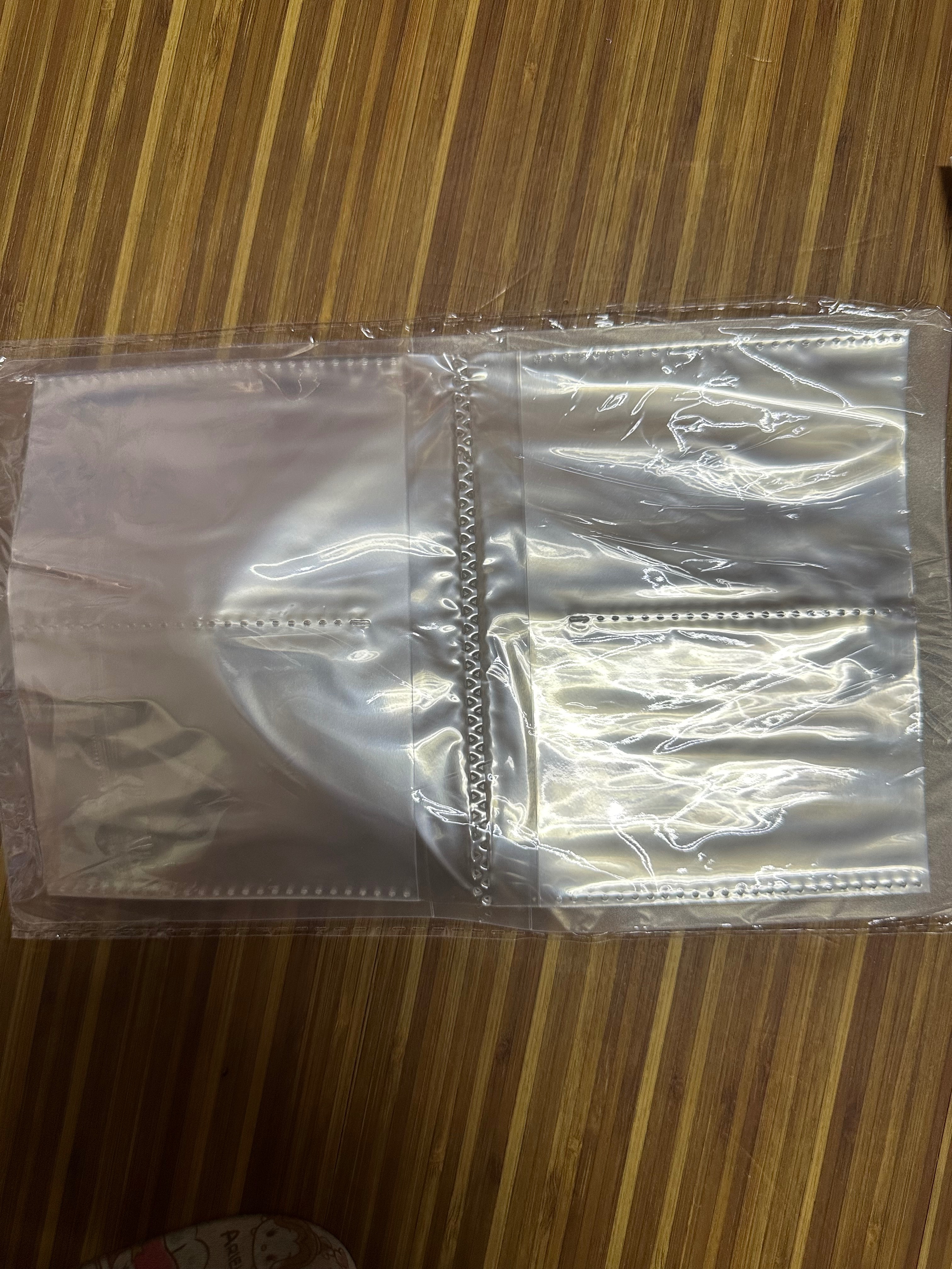 自製芭蕾風二宮格卡冊+內頁20張