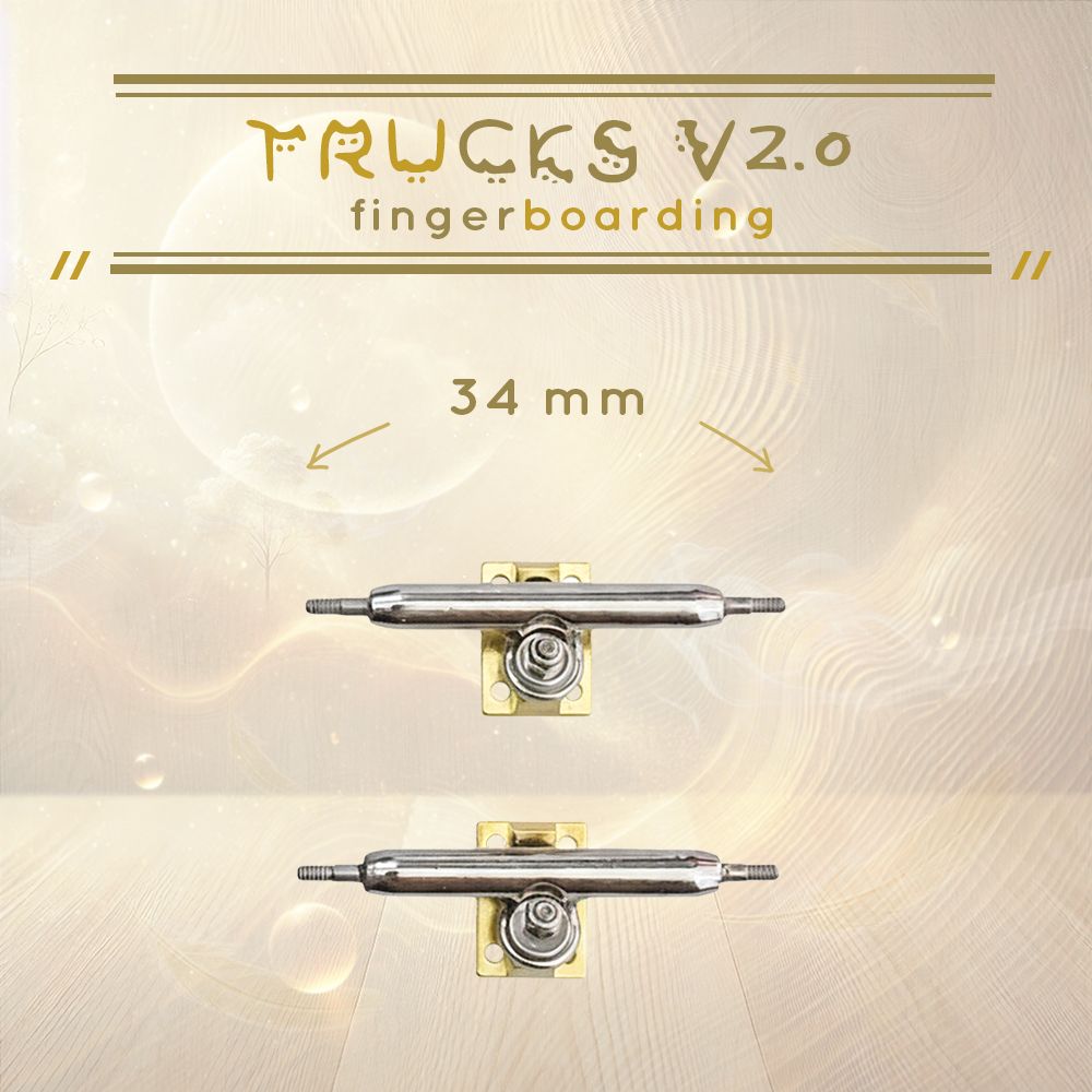 ✦ JC Select 輪架｜進化之軸 V2.0 ✦｜手指滑板單軸輪架｜中階銀金款