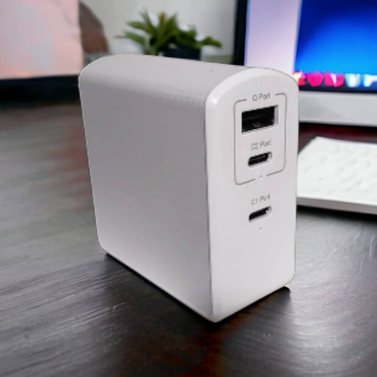 【取代筆電充電器】105W GAN 氮化鎵充電器 （2TYPEC+1USB）