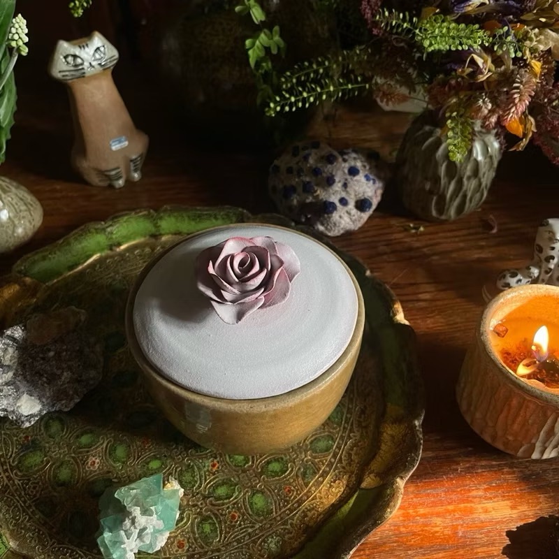 醜肥皂X雅藝盆栽｜手工滅燭蓋