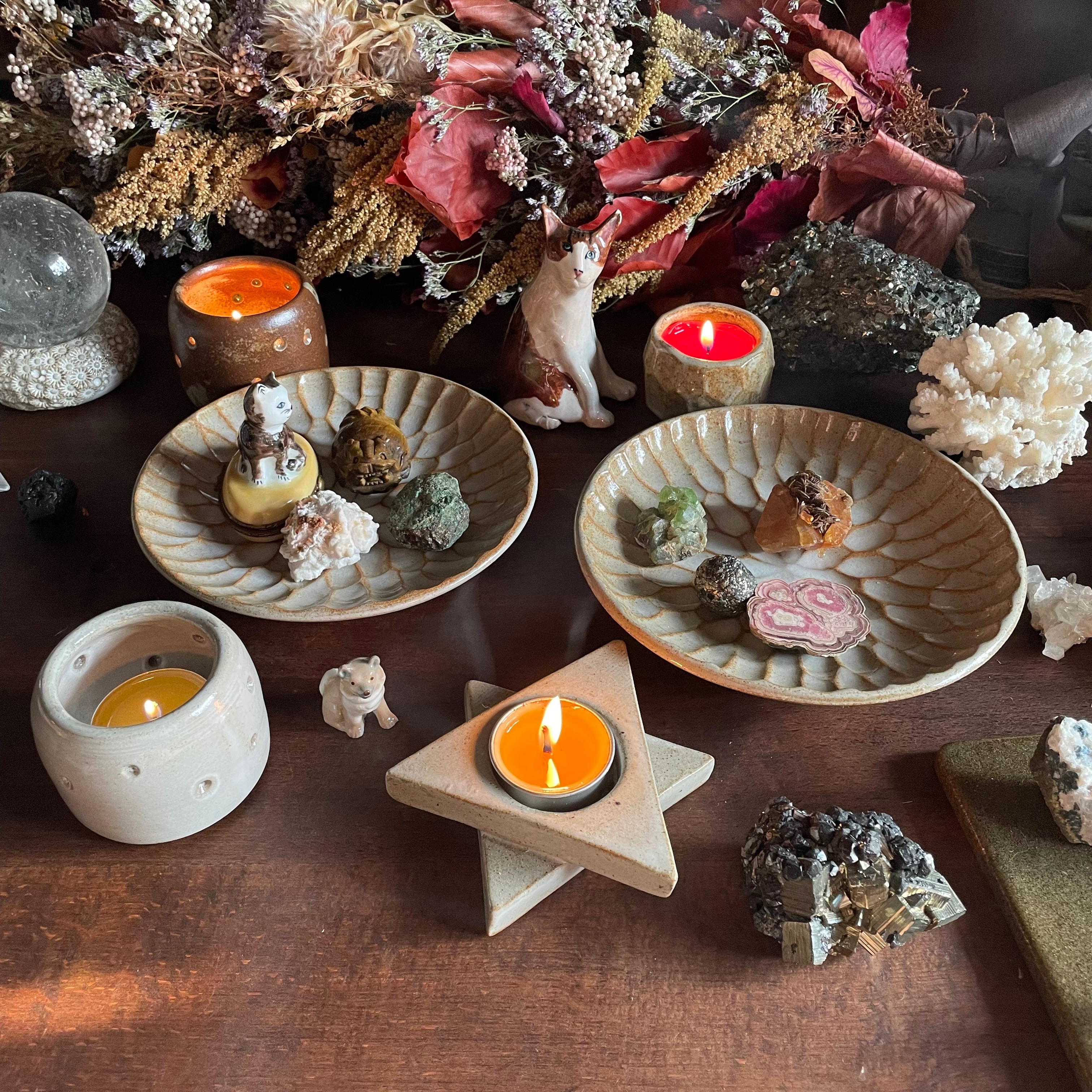 醜肥皂x雅藝盆栽｜聖誕限定刻花陶盤