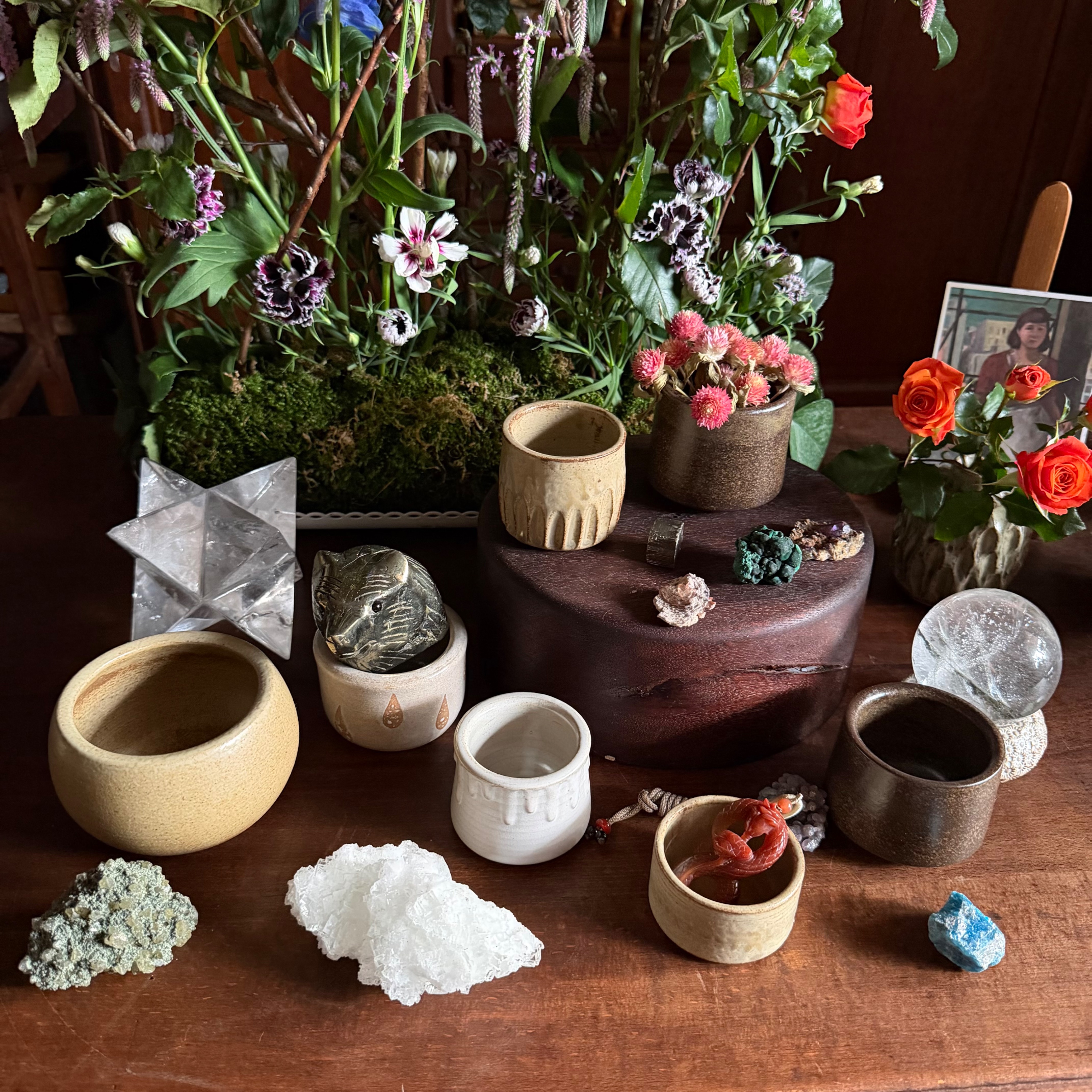 醜肥皂X雅藝盆栽｜陶杯/陶燭杯