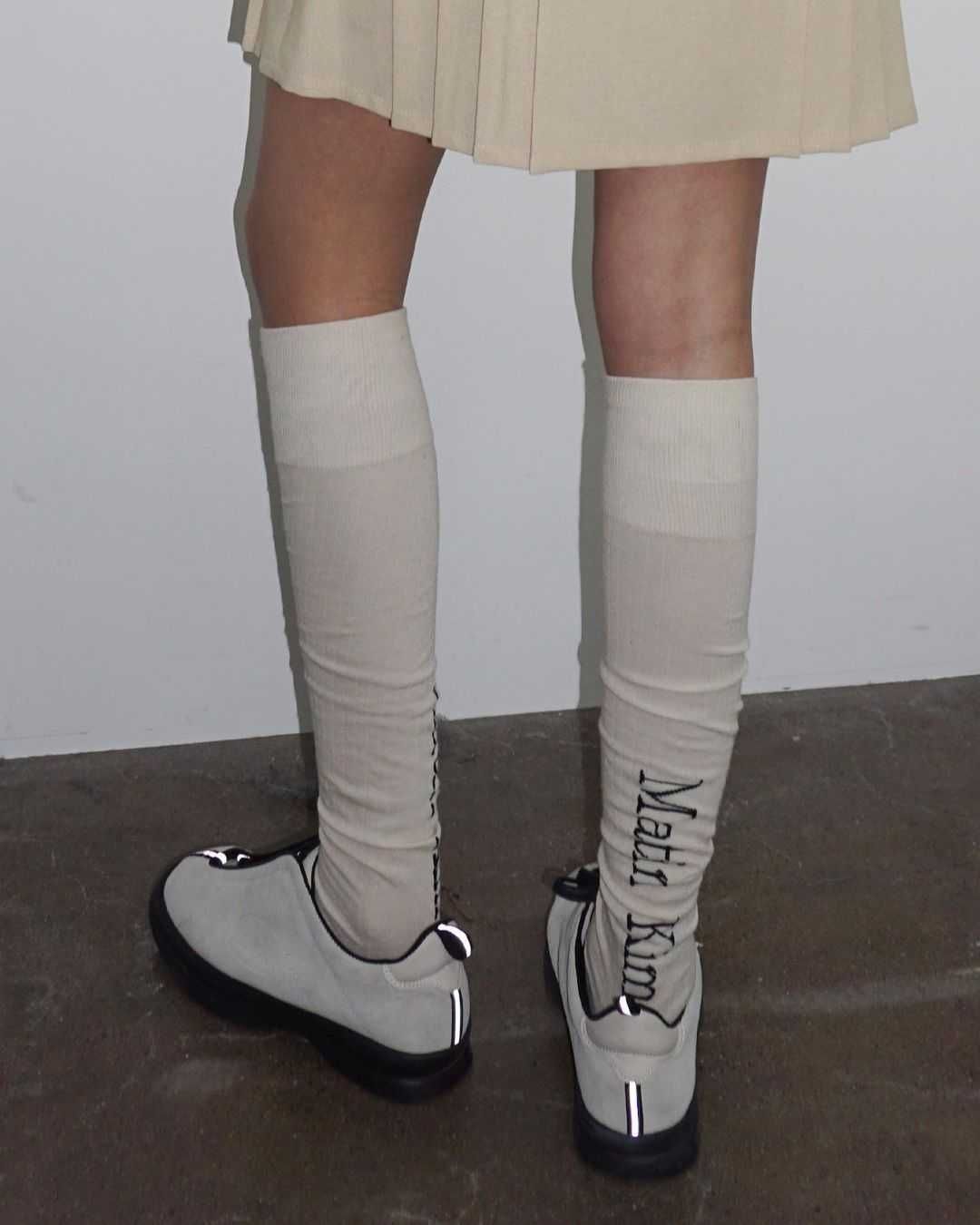 MATIN KIM MATIN OVER KNEE SOCKS IN