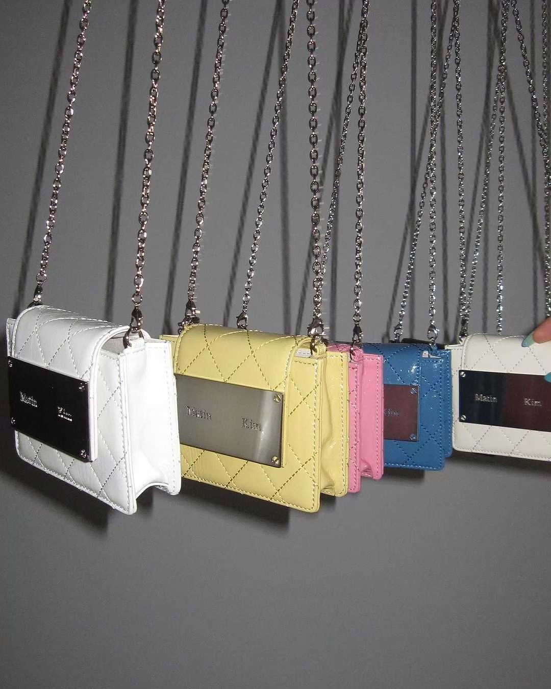 MATIN KIM QUILTING ACCORDION MINI BAG IN