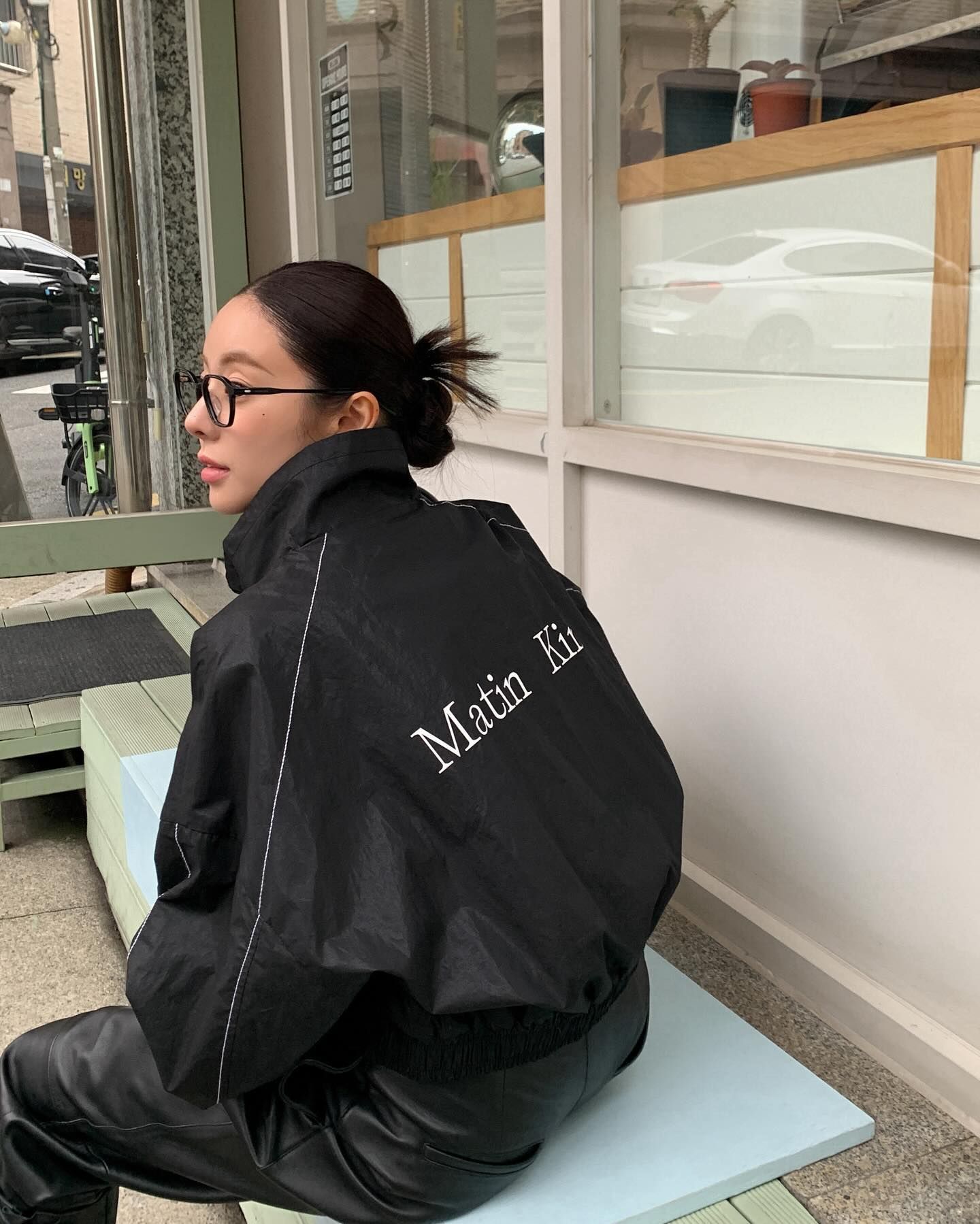 MATIN KIM 縮口短版 風衣外套 MATIN COATING CROP BLOUSON IN