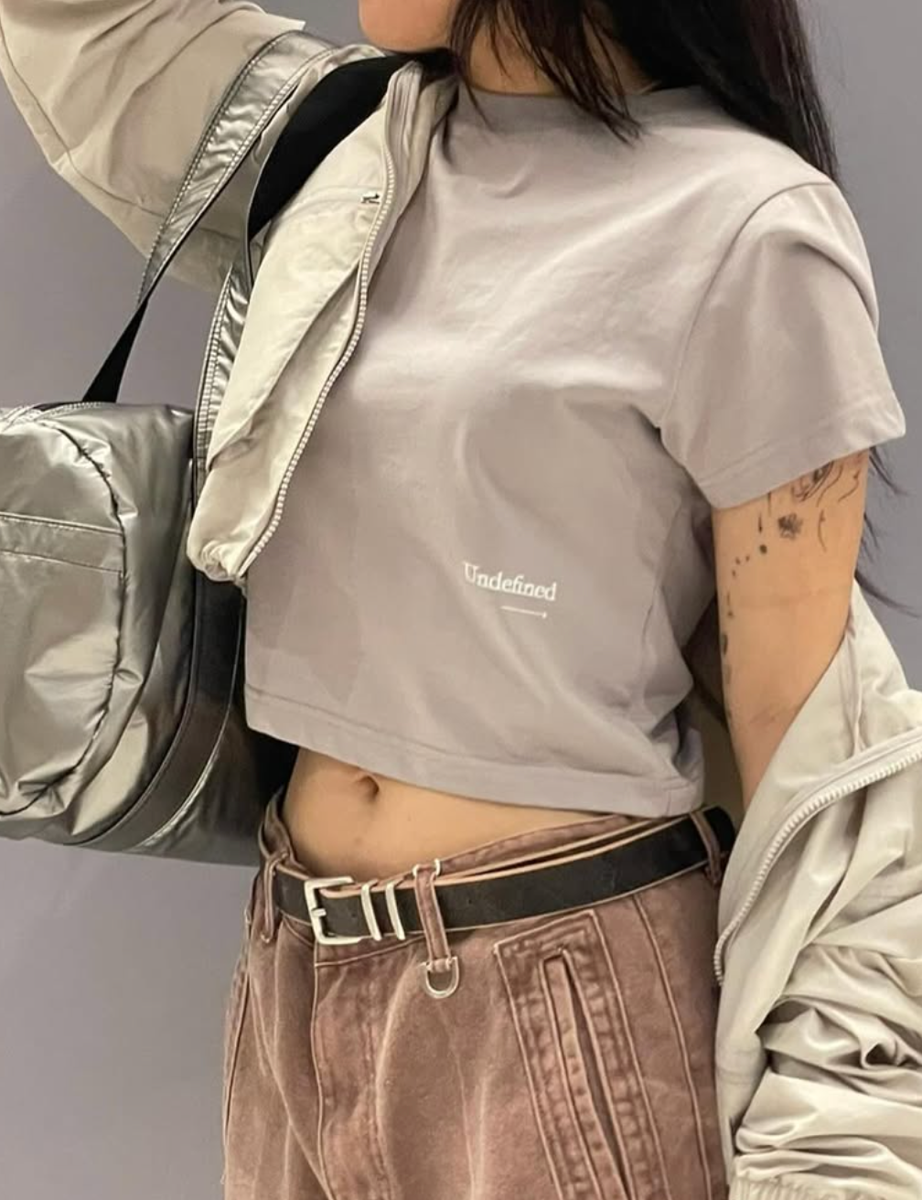 出清特價 MATIN KIM KEYWORD LETTERING CROP TOP