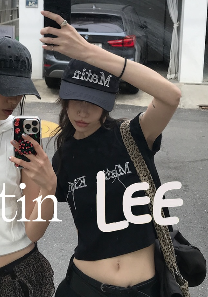 MATIN KIM MATIN GLOSSY BALL CAP IN