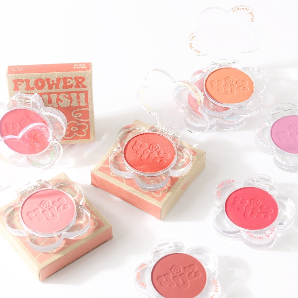 🇹🇭4U2 Flower Blush 花朵刻字腮紅