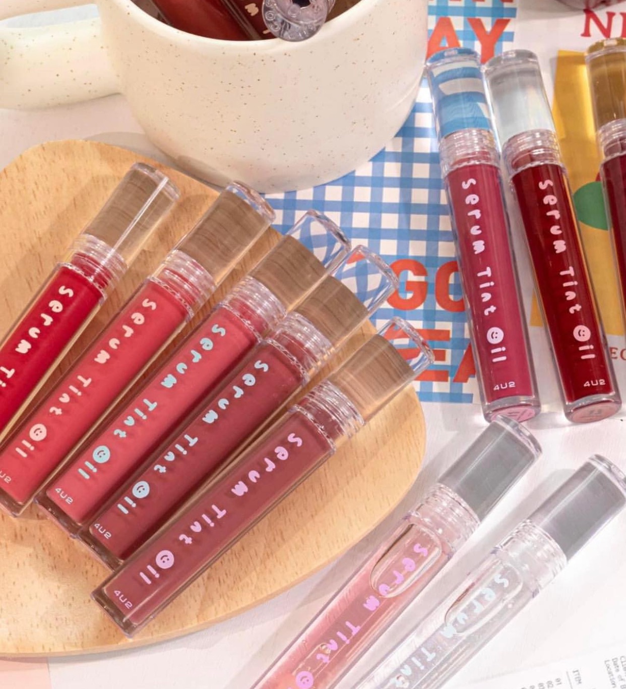 🇹🇭4u2 Serum Tint Oil 精華油鏡面唇釉💄