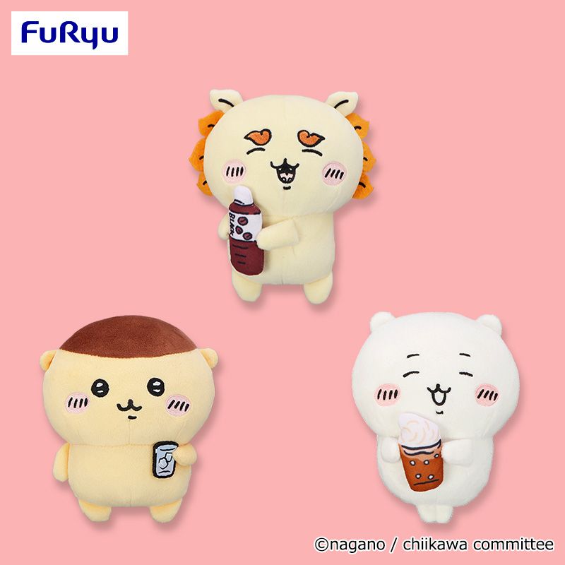 吉伊卡哇 chiikawa ちいかわ 喝飲料小可愛  景品 娃娃 玩偶 現貨