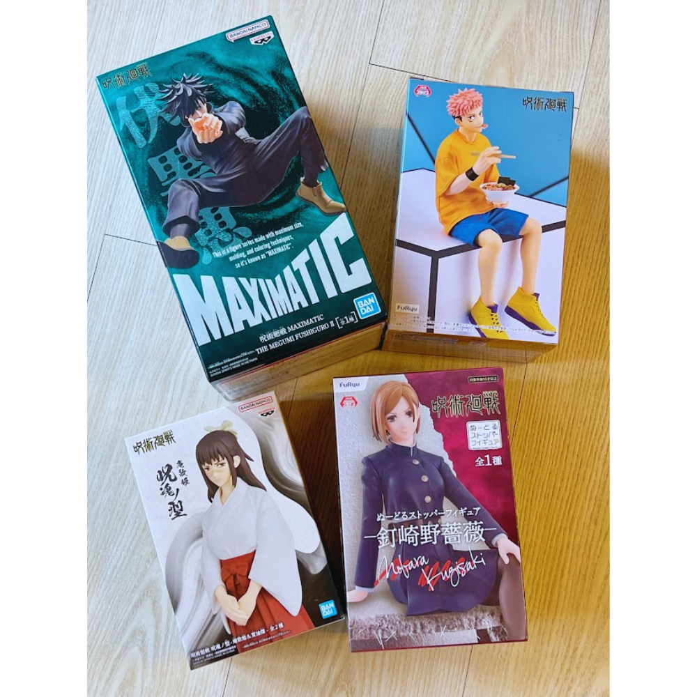 咒術迴戰 虎杖悠仁 伏黑惠 釘崎野薔薇 庵歌姬 模型 公仔 景品 現貨