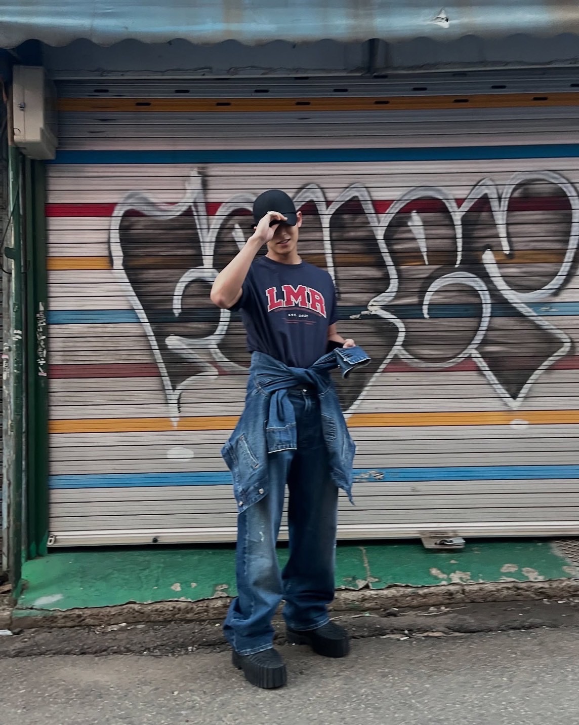 珉奎同款LMR LOGO上衣