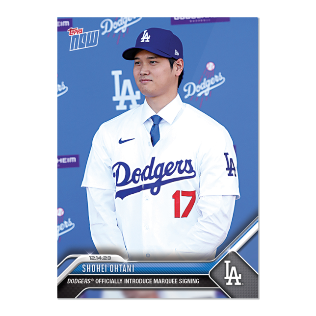 20231214 #OS-23 大谷翔平加盟道奇記者會紀念卡