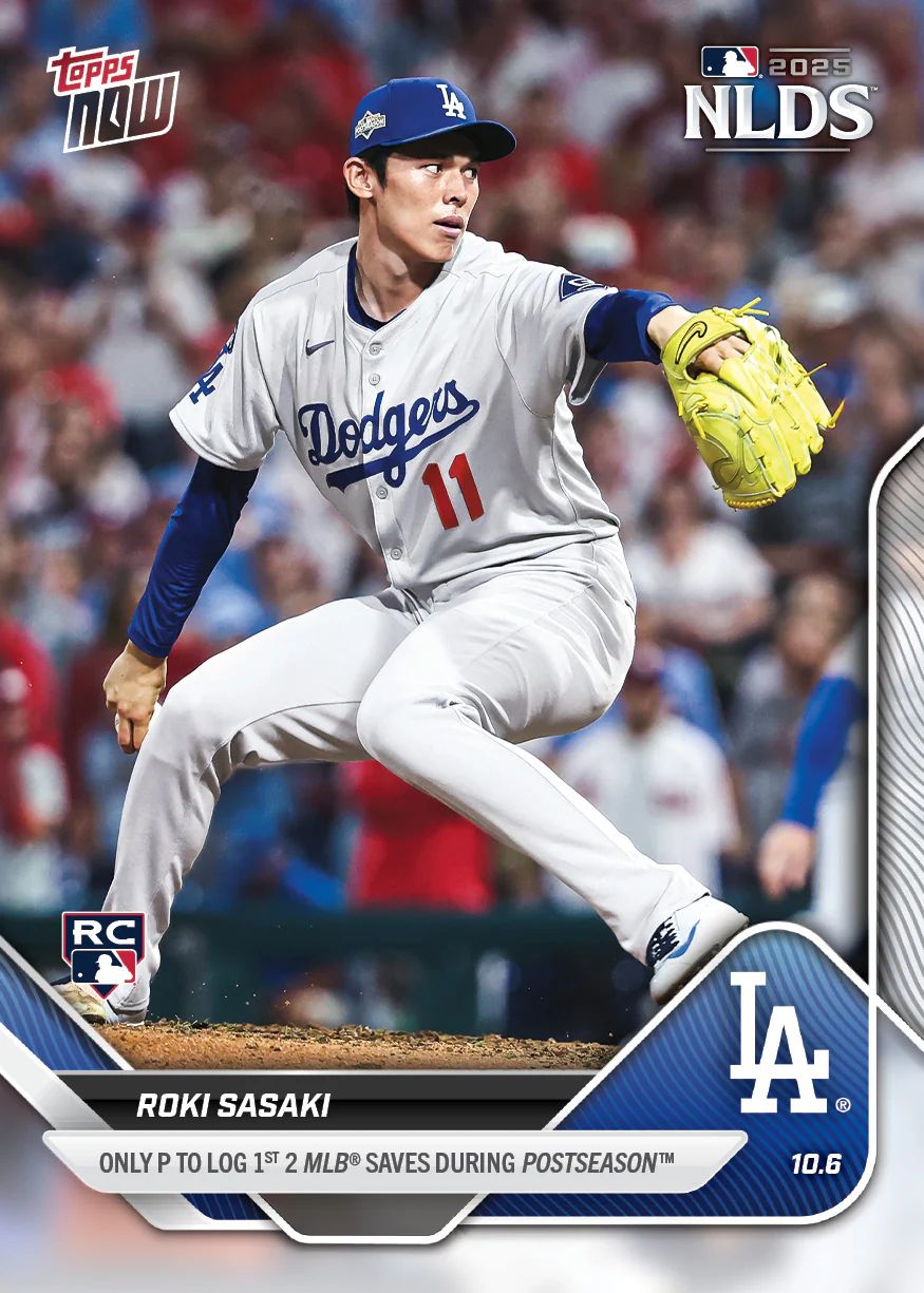 20251006 #832 佐佐木朗希成為首位生涯前兩次救援成功都在季後賽的球員