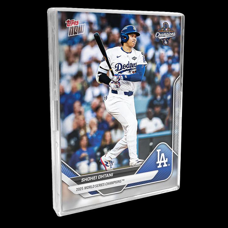 2025 World Series Champions Los Angeles Dodgers 15 Card Set