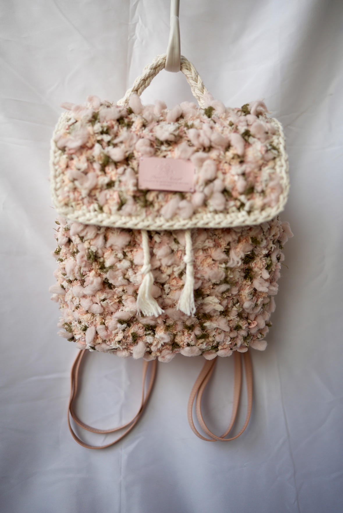 手混線雙肩後背包