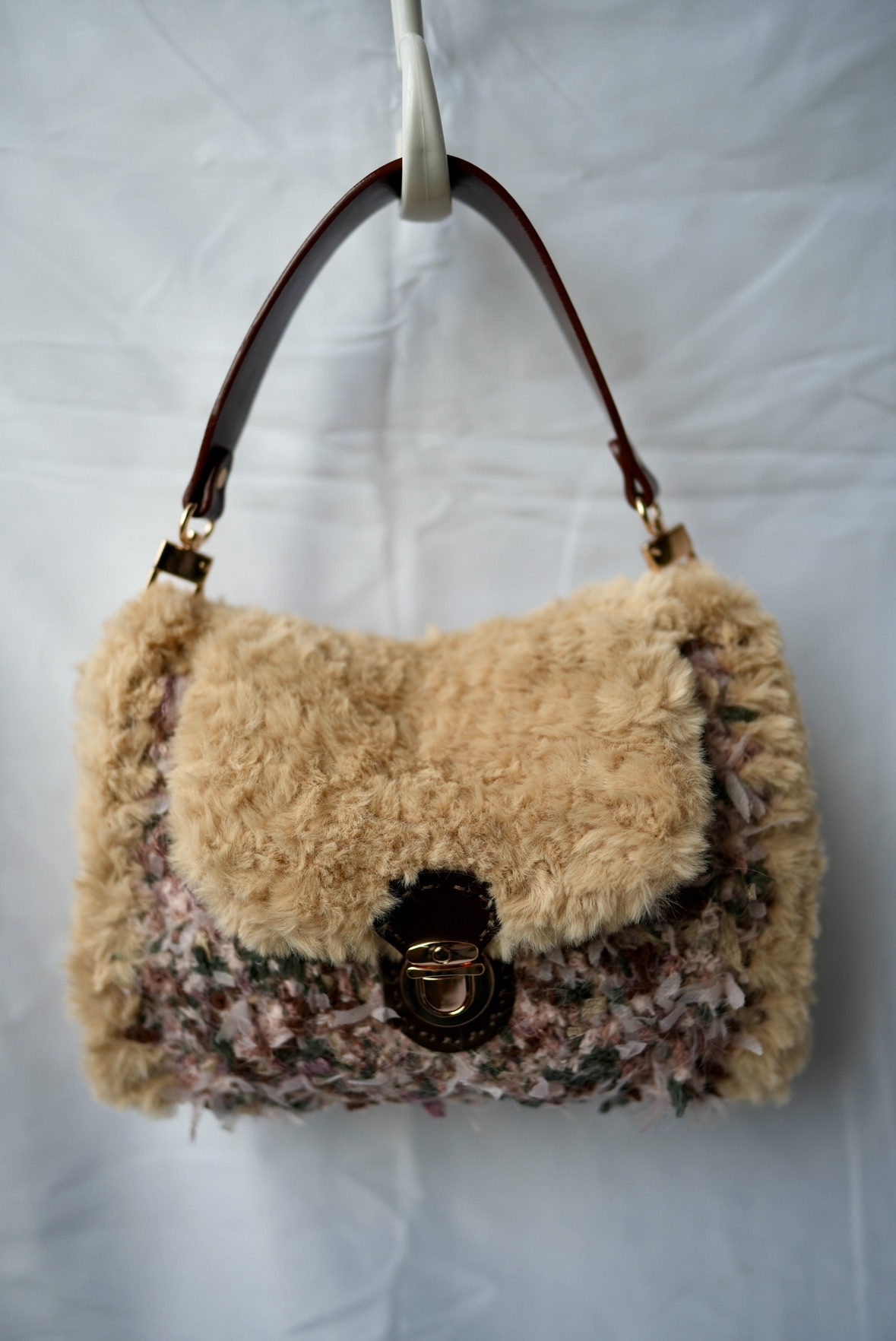 手混線拼接手提包