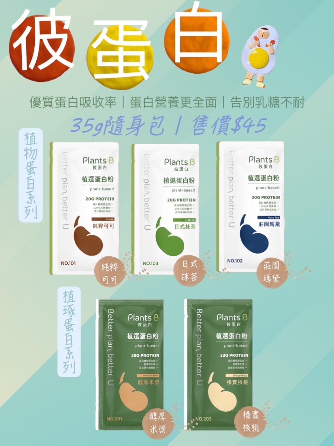 彼蛋白35g