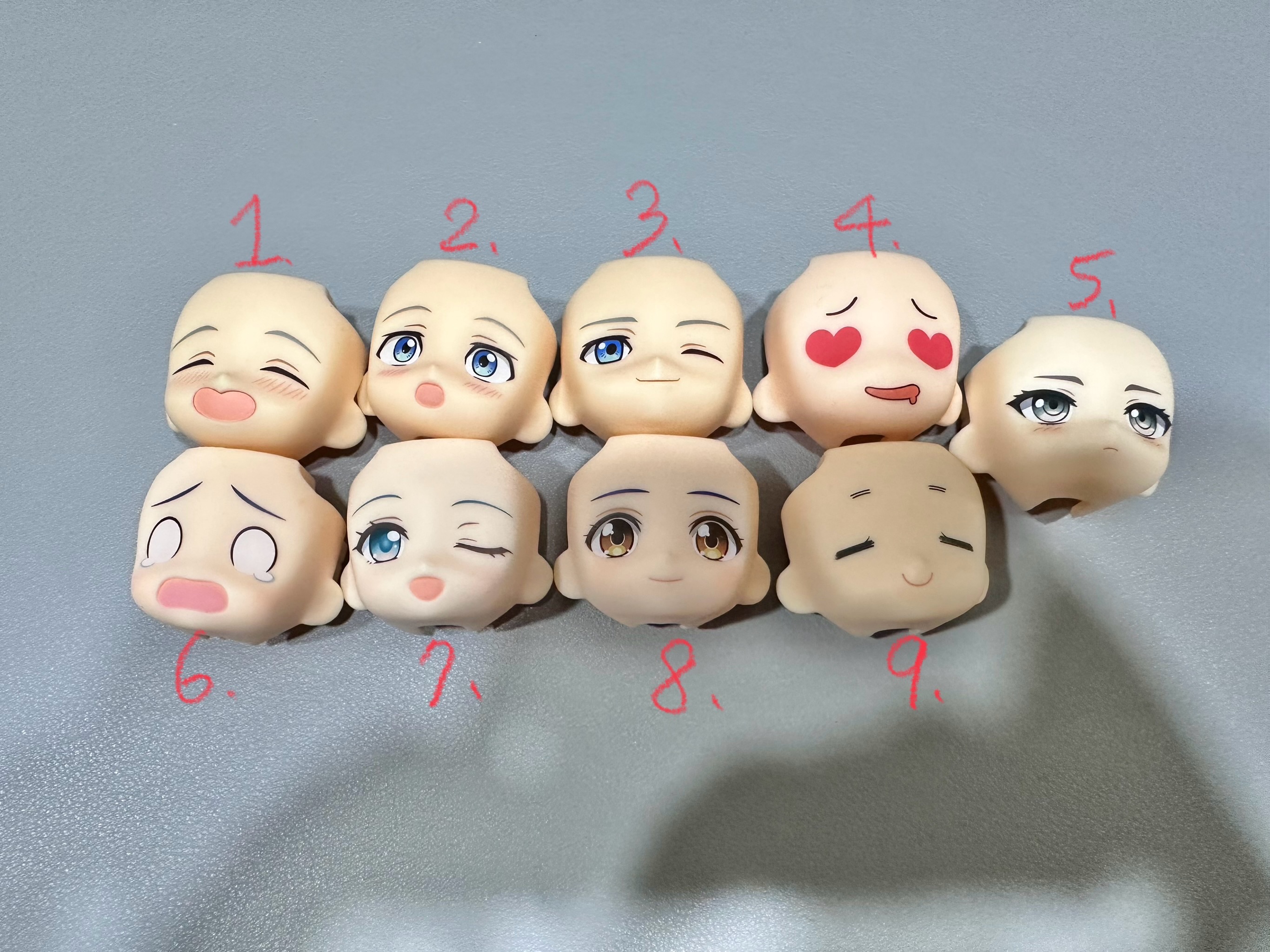 Gsc、黏土人、黏土娃臉殼殺肉、娃衣、配件賣場