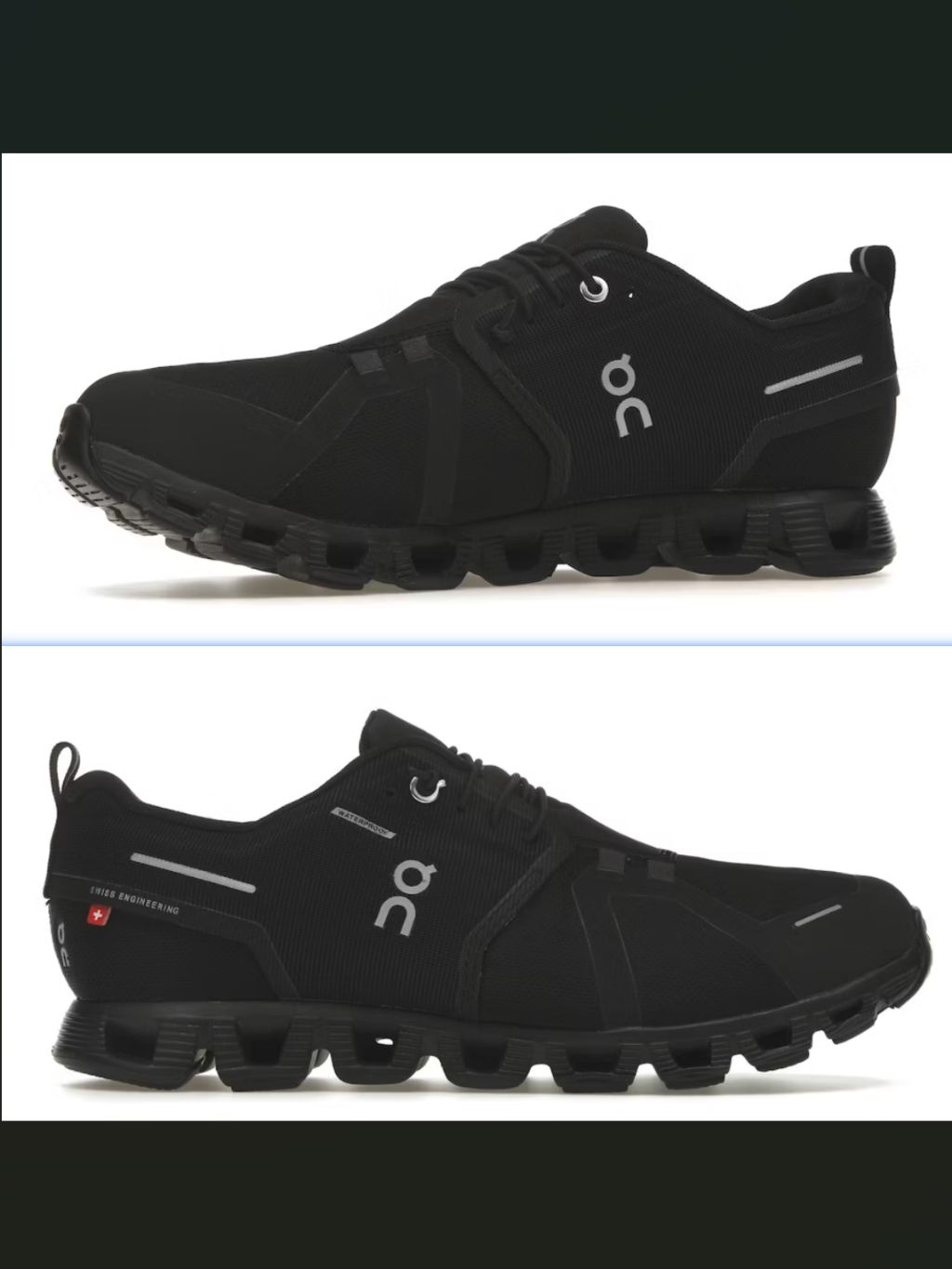 （二手出清） 瑞士On Running Cloud 5 Waterproof All Black 防水跑鞋 US11